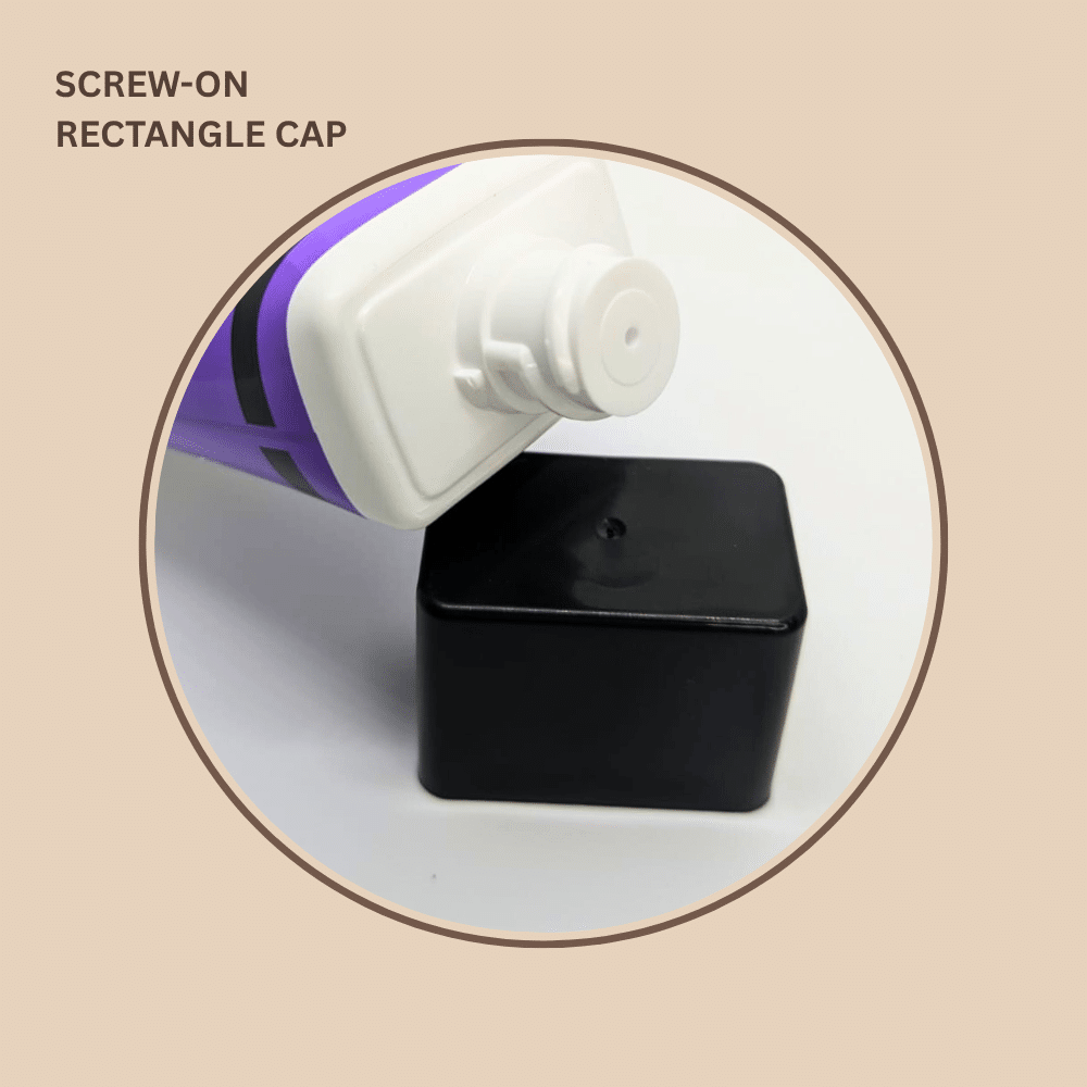 Screw-on RECTANGLE cap
